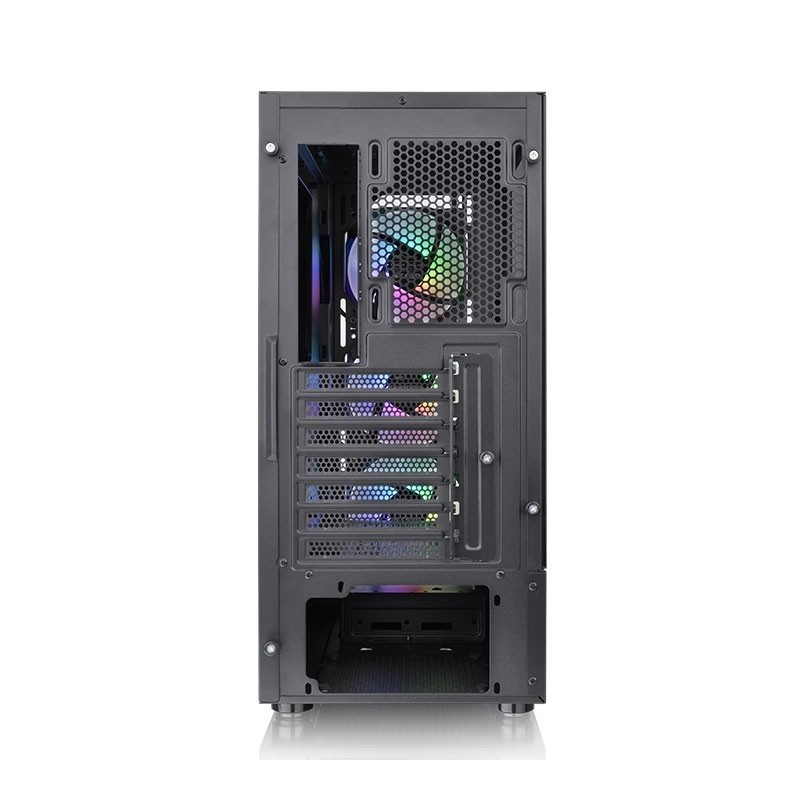 Obudowa - View 200 ARGB*3 Tempered Glass - Czarna