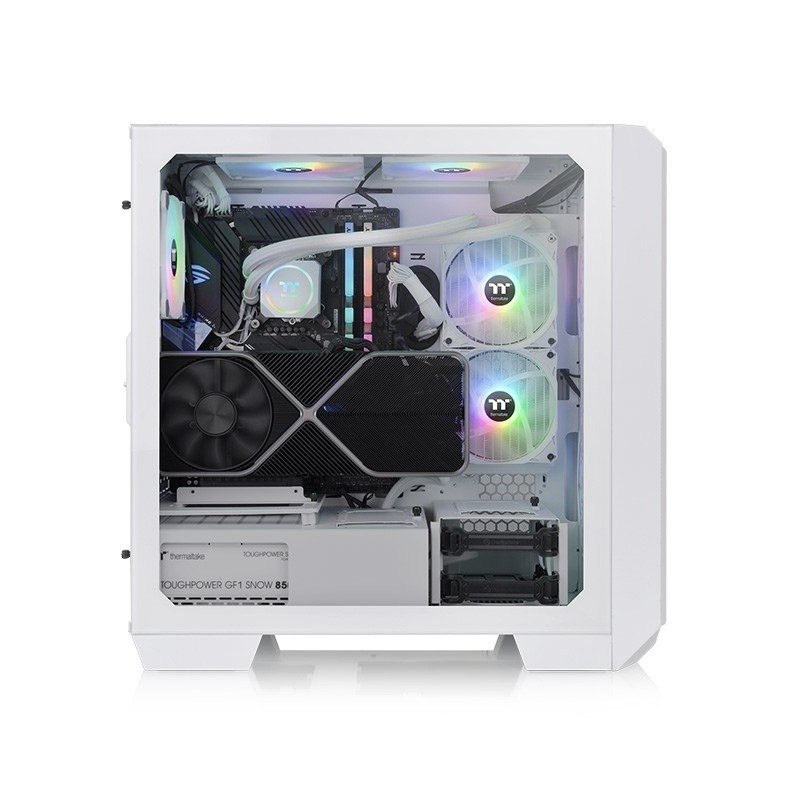 Obudowa - View 300 MX ARGB*3 Tempered Glass - Snow