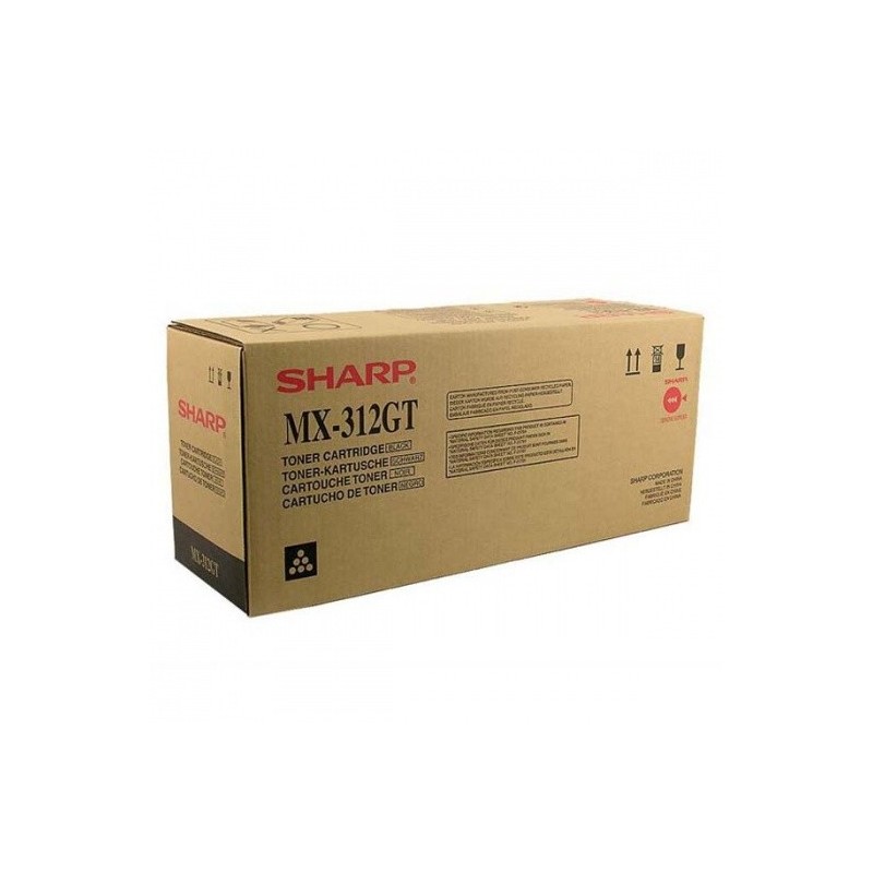 Sharp Toner MX-312GT Black 25K MX-354N, MX-M264N, MX-M314N, MX-M260, MX