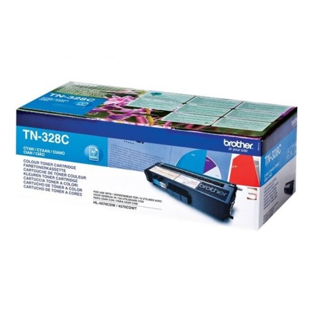 Brother Toner TN-328 Cyan 6K Brother Toner TN-328 Cyan 6K