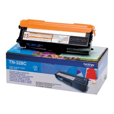 Brother Toner TN-328 Cyan 6K Brother Toner TN-328 Cyan 6K