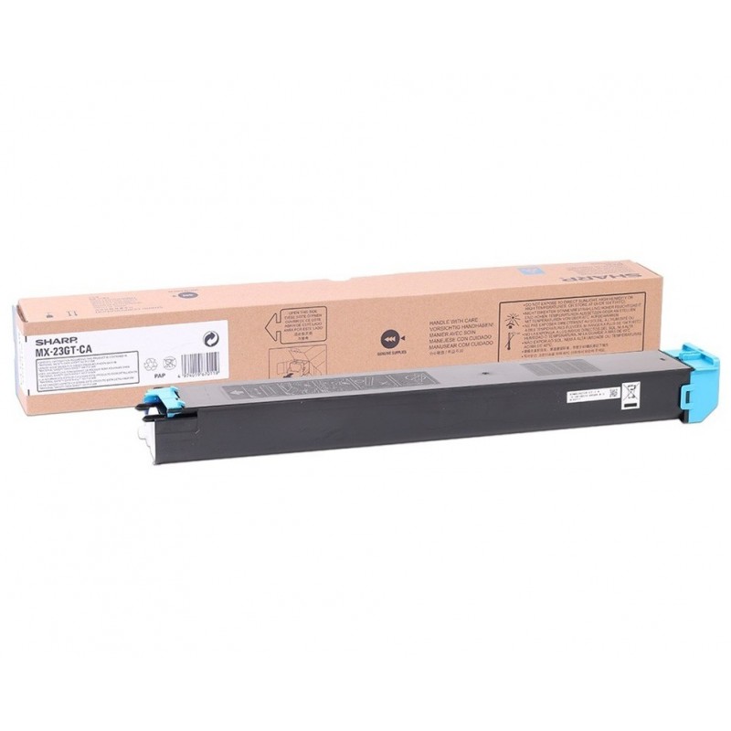 Sharp Toner MX-23GTCA Cyan 10K MX-1810U, MX-2314N, MX-3111U, MX-2010U,