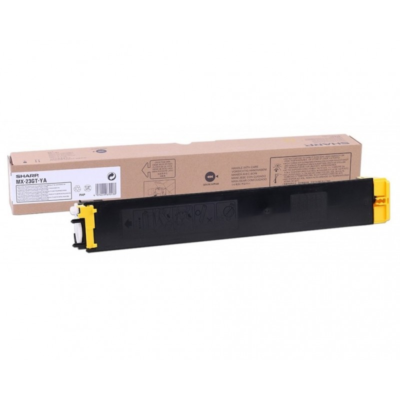 Sharp Toner MX-23GTYA Yellow 10K MX-1810U, MX-2314N, MX-3111U, MX-2010U,