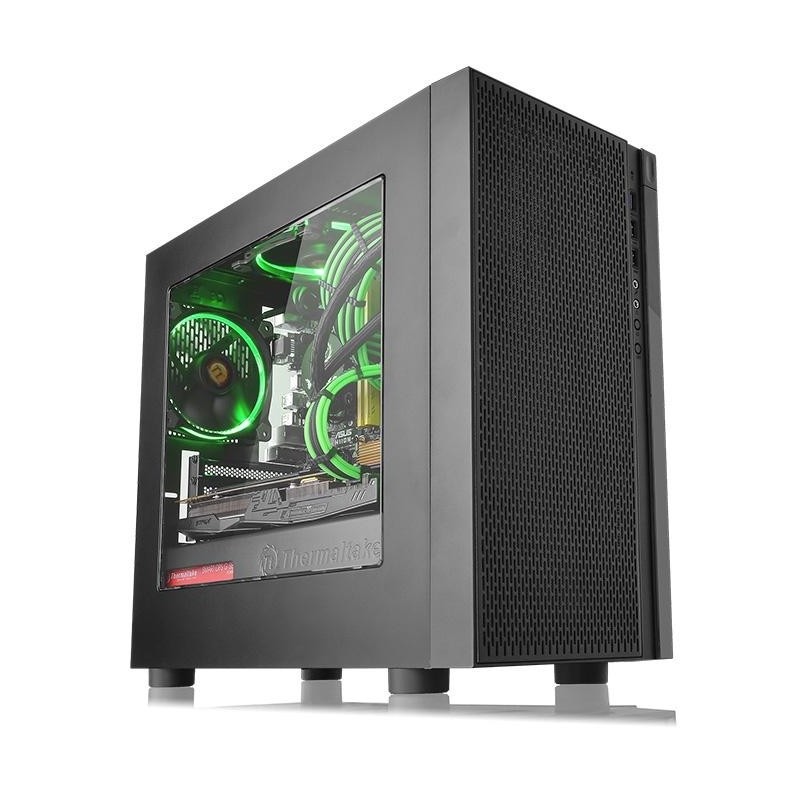 Versa H18 microATX USB3.0 Window - Black 