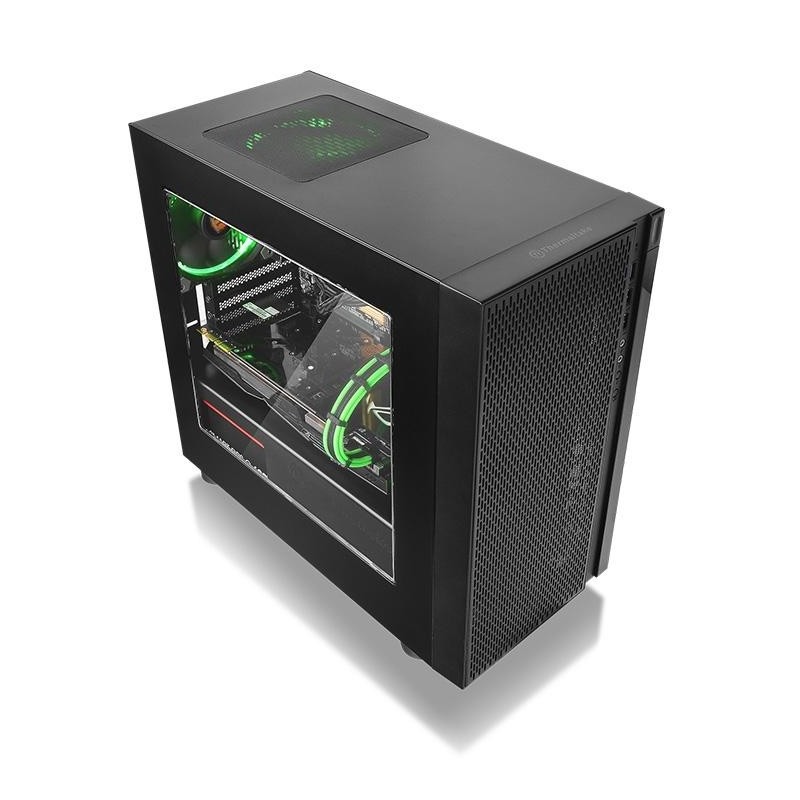 Versa H18 microATX USB3.0 Window - Black 