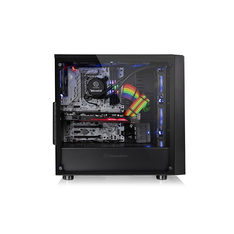 Versa J21 USB3.0 Tempered Glass - Black 