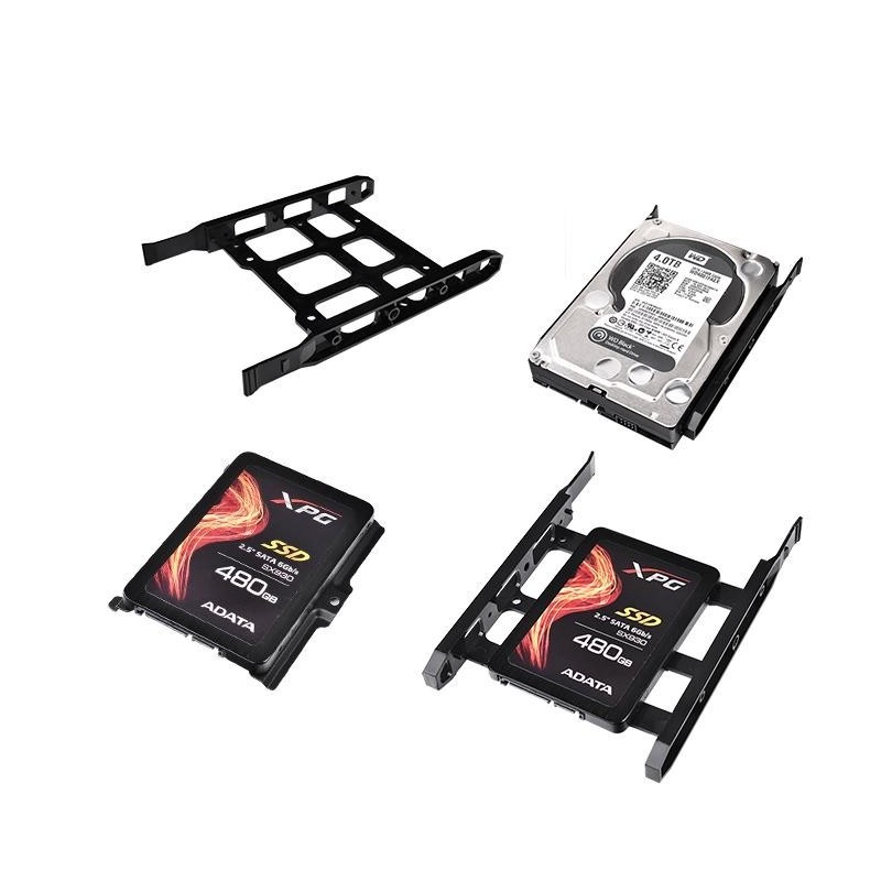 Versa J21 USB3.0 Tempered Glass - Black 