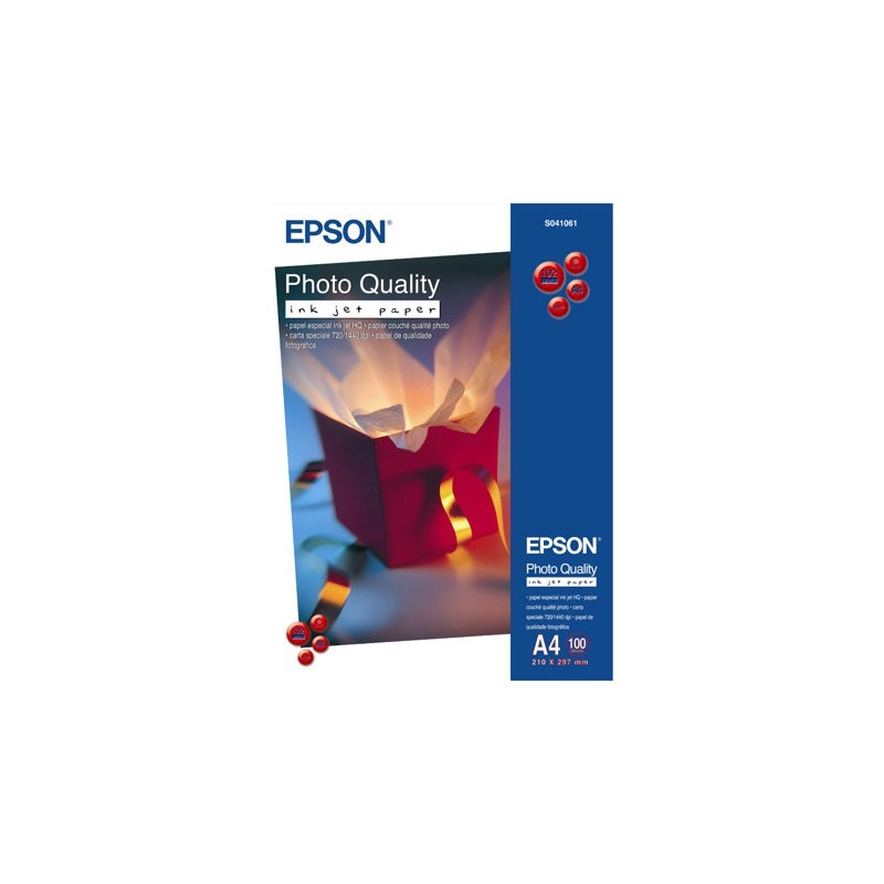 EPSON C13S041061 Papier Epson photo Quality Ink Jet 105g A4 100ark