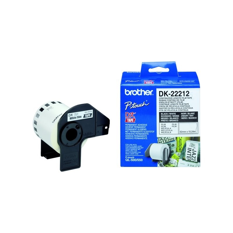 BROTHER DK22212 Taśma Brother Film White Film tape 62mm