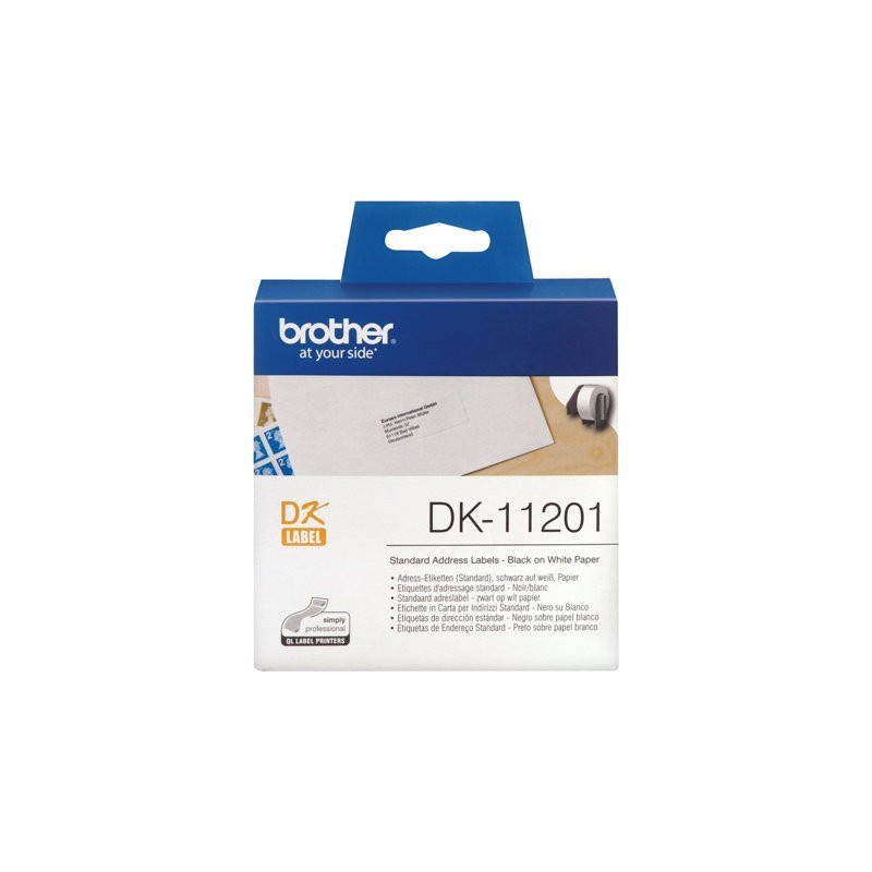BROTHER DK11201 Taśma Brother STANDARD ADDRESS LABEL 29MM X 90MM X 400