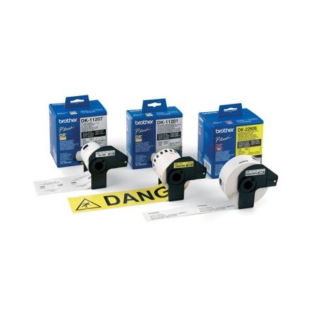 BROTHER DK22606 Taśma Brother Film Yellow Fim tape 62mm x 15.24 M