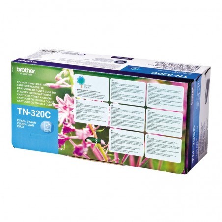 Brother Toner TN-320 Cyan 1,5K Brother Toner TN-320 Cyan 1,5K