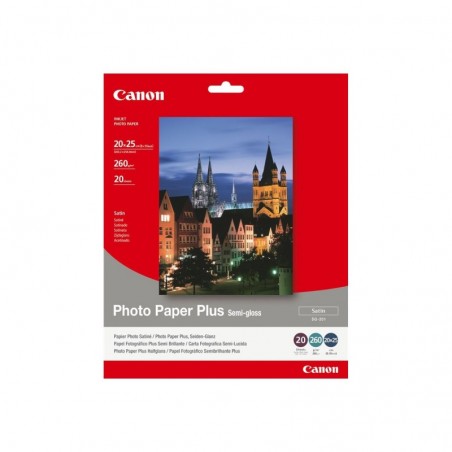 CANON 1686B018 Papier Canon SG201 Photo Paper Plus Semi-glossy 260g 20x25cm 20ark