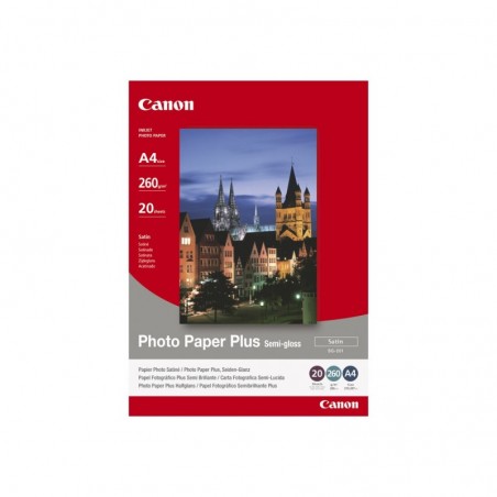 CANON 1686B018 Papier Canon SG201 Photo Paper Plus Semi-glossy 260g 20x25cm 20ark