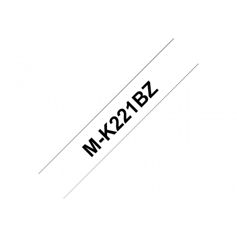 BROTHER P-Touch MK-221B black on white 9mm BROTHER P-Touch MK-221B black on white 9mm