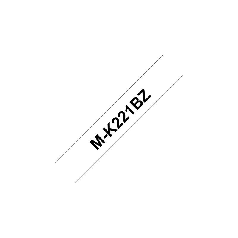 BROTHER P-Touch MK-221B black on white 9mm BROTHER P-Touch MK-221B black on white 9mm