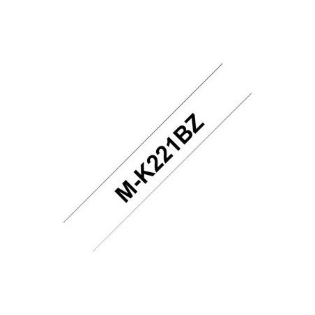 BROTHER P-Touch MK-221B black on white 9mm BROTHER P-Touch MK-221B black on white 9mm