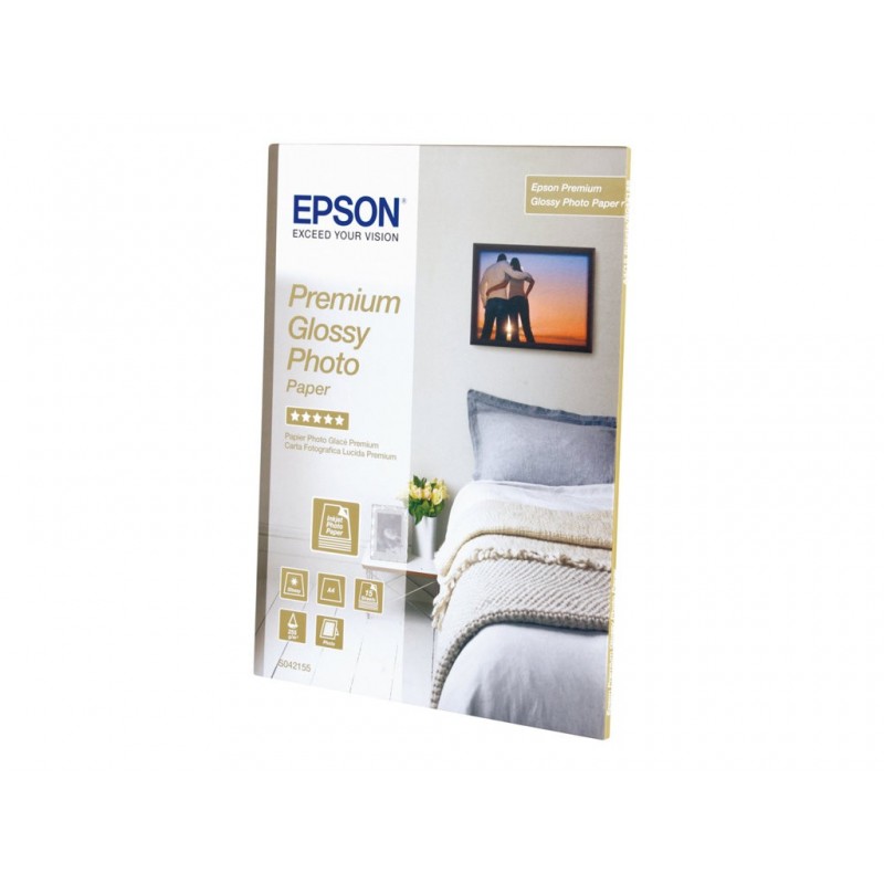 EPSON C13S042155 Papier Epson Premium Glossy photo 255g A4 15ark