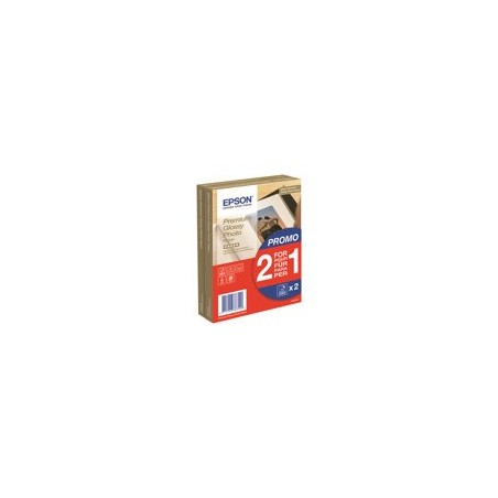 EPSON Premium glossy photo paper inkjet 255g/m2 100x150mm 2x40 sheets 1-pack BOGOF