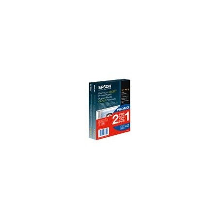 EPSON Premium glossy photo paper inkjet 255g/m2 100x150mm 2x40 sheets 1-pack BOGOF