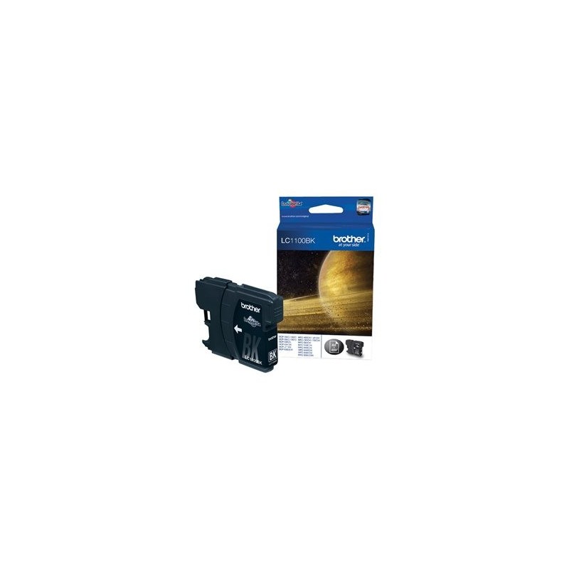 BROTHER LC1100BK Tusz Brother LC1100BK black 450str DCP395CN / DCP585CW / DCP6690CW