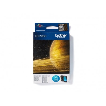 BROTHER LC1100C Tusz Brother LC1100C cyan 325str DCP395CN / DCP585CW / DCP6690CW