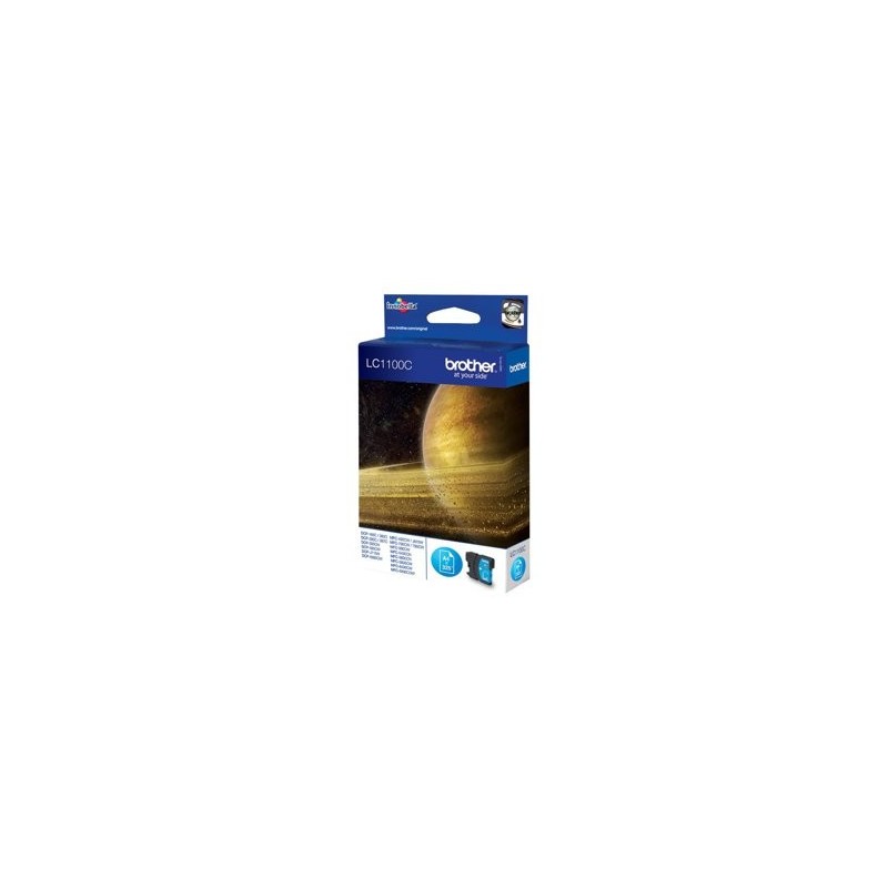 BROTHER LC1100C Tusz Brother LC1100C cyan 325str DCP395CN / DCP585CW / DCP6690CW