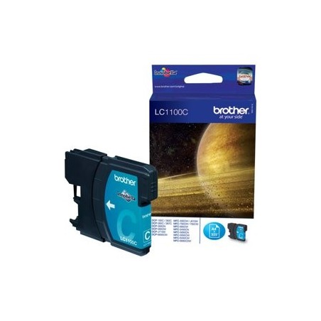BROTHER LC1100C Tusz Brother LC1100C cyan 325str DCP395CN / DCP585CW / DCP6690CW