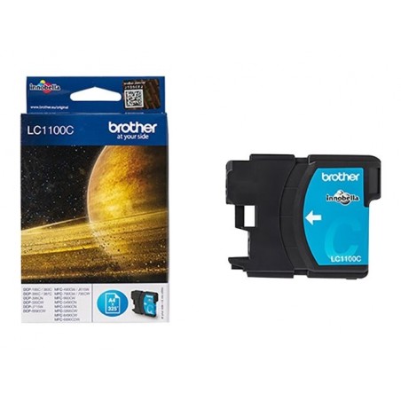 BROTHER LC1100C Tusz Brother LC1100C cyan 325str DCP395CN / DCP585CW / DCP6690CW