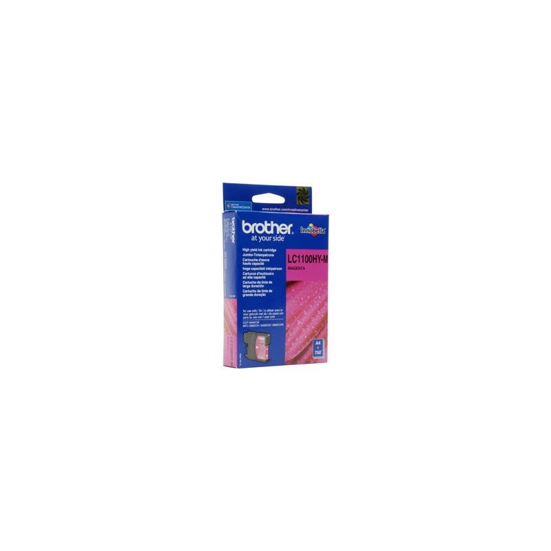BROTHER LC1100M Tusz Brother LC1100M magenta 325str DCP395CN / DCP585CW / DCP6690CW