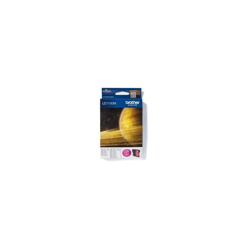 BROTHER LC1100M Tusz Brother LC1100M magenta 325str DCP395CN / DCP585CW / DCP6690CW