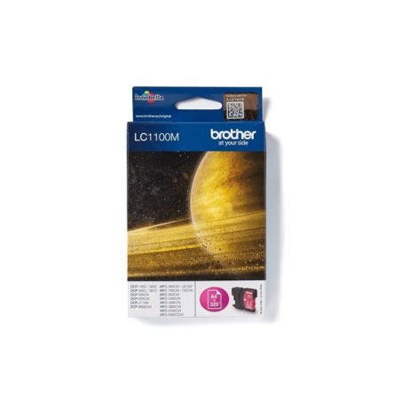 BROTHER LC1100M Tusz Brother LC1100M magenta 325str DCP395CN / DCP585CW / DCP6690CW
