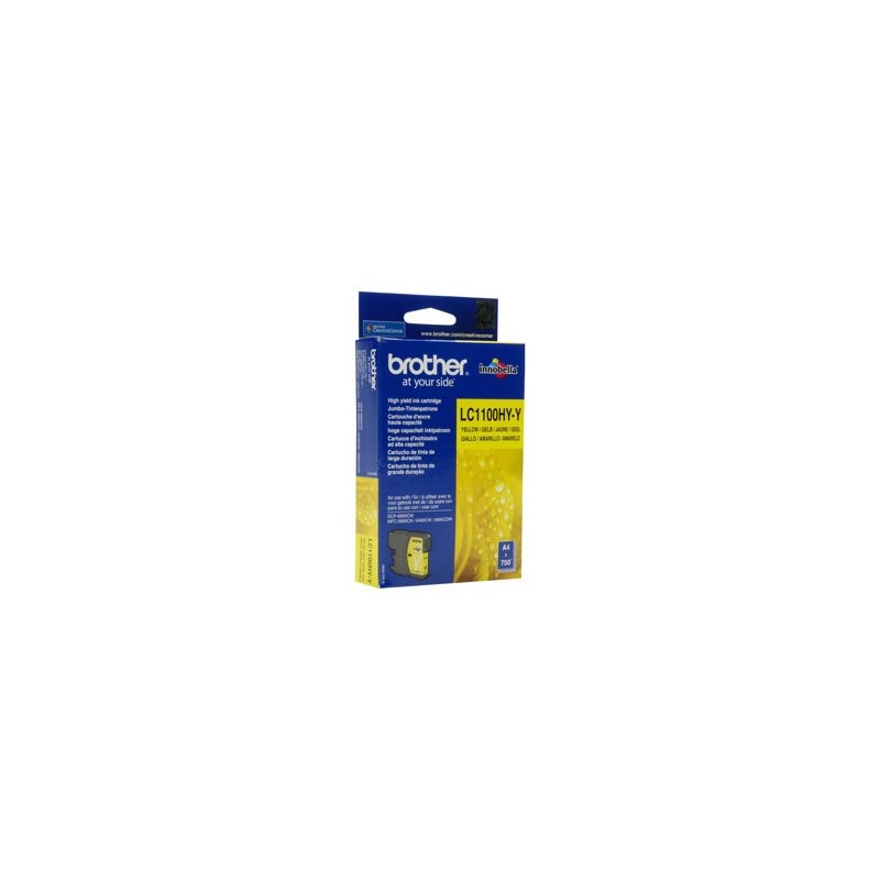 BROTHER LC1100HYY Tusz Brother LC1100HYY yellow 750str DCP6690CW