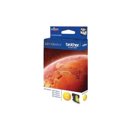 BROTHER LC1100HYY Tusz Brother LC1100HYY yellow 750str DCP6690CW