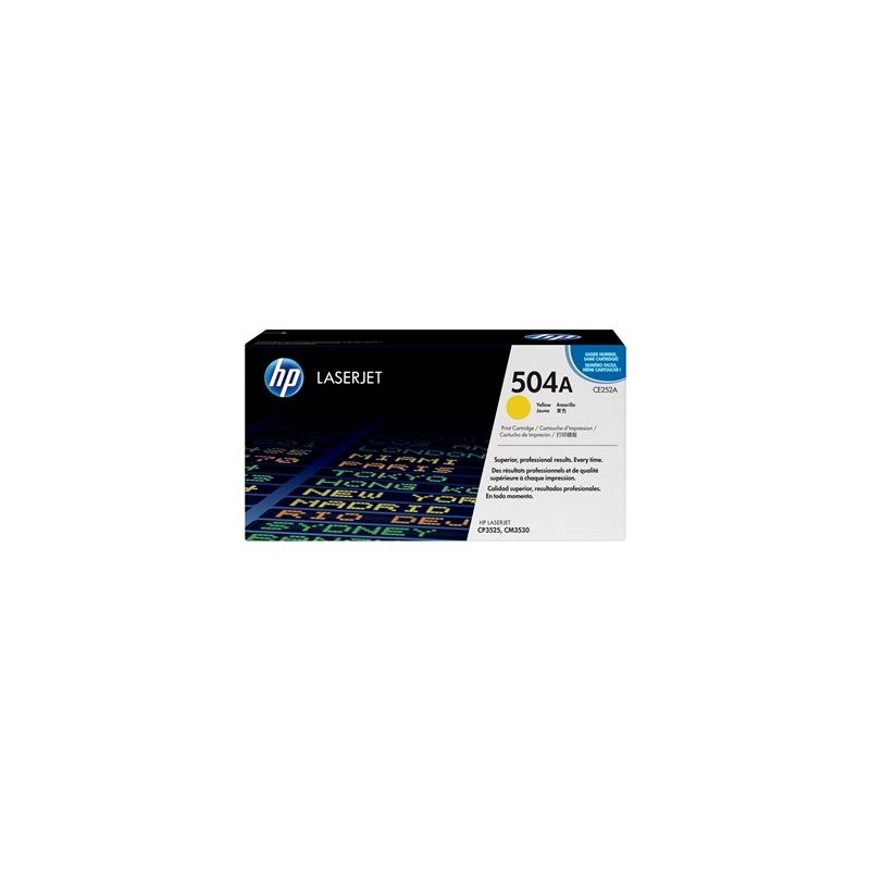 HP CE252A Toner HP 504A yellow 7000str ColorSphere Color LaserJet CP3520