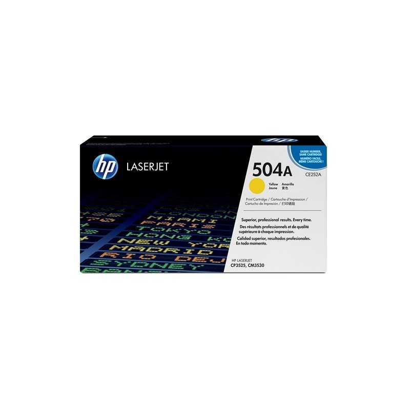HP CE252A Toner HP 504A yellow 7000str ColorSphere Color LaserJet CP3520