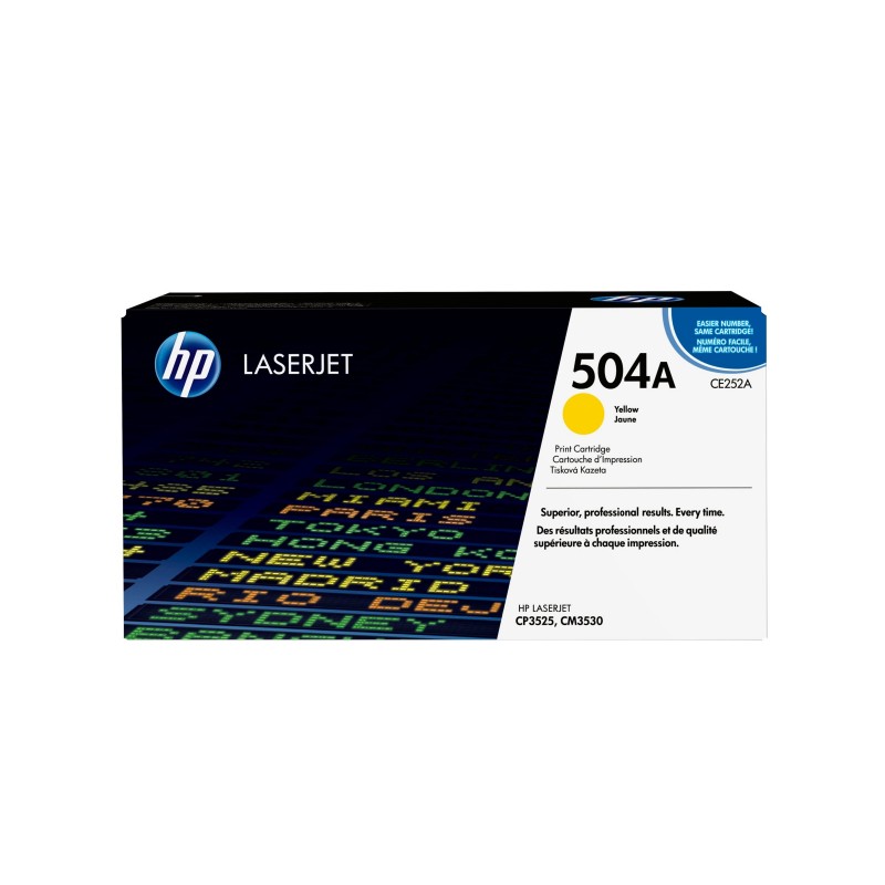 HP CE252A Toner HP 504A yellow 7000str ColorSphere Color LaserJet CP3520