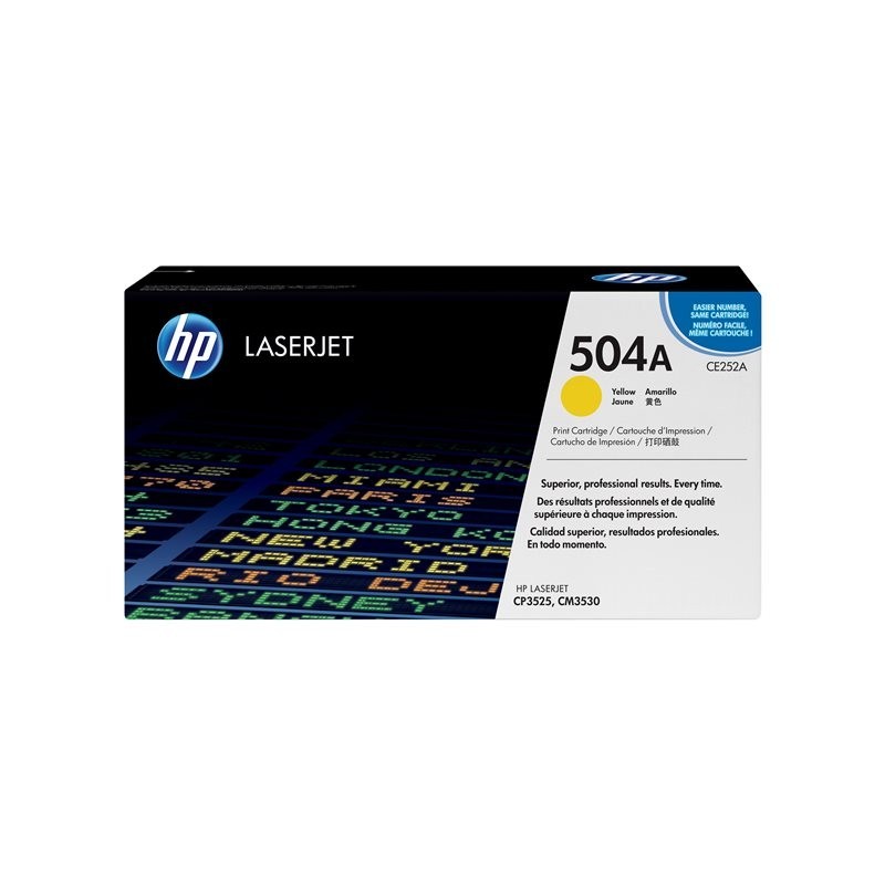 HP CE252A Toner HP 504A yellow 7000str ColorSphere Color LaserJet CP3520