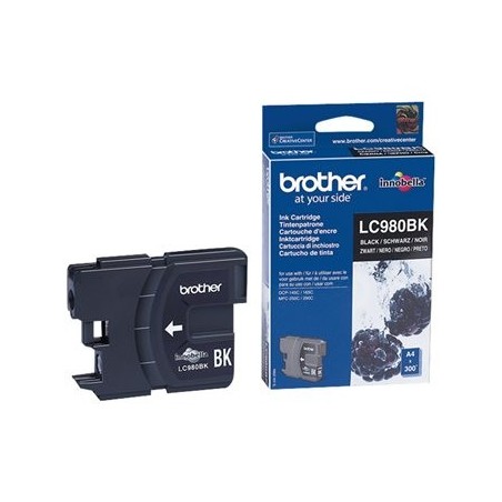 BROTHER LC980BK Tusz Brother LC980BK black 300str DCP145C / DCP165C / MFC250C / MFC290C