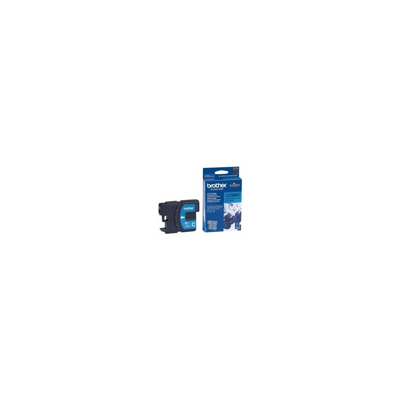 BROTHER LC980C Tusz Brother LC980C cyan 260str DCP145C / DCP165C / MFC250C / MFC290C