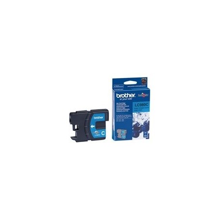 BROTHER LC980C Tusz Brother LC980C cyan 260str DCP145C / DCP165C / MFC250C / MFC290C