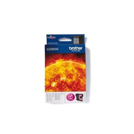BROTHER LC980M Tusz Brother LC980M magenta 260str DCP145C / DCP165C / MFC250C / MFC290C