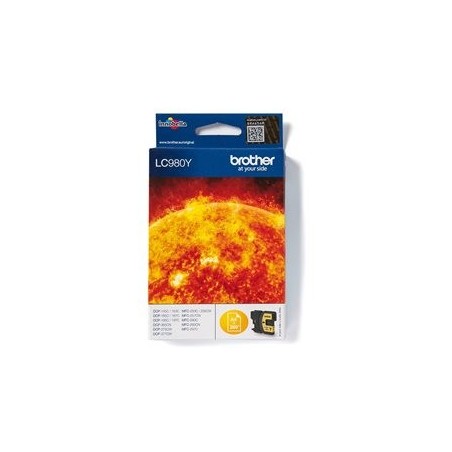 BROTHER LC980Y Tusz Brother LC980Y yellow 260str DCP145C / DCP165C / MFC250C / MFC290C