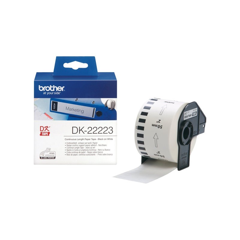 BROTHER DK22223 Taśma Brother Continuous Paper Tape 50mm x 30,48m