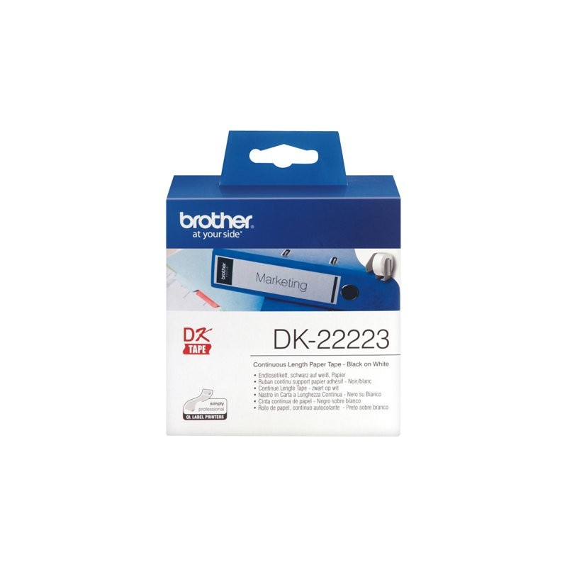 BROTHER DK22223 Taśma Brother Continuous Paper Tape 50mm x 30,48m