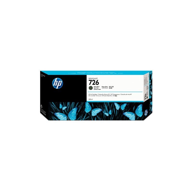 HP 726 ink black matte 300ml Designjet T1200