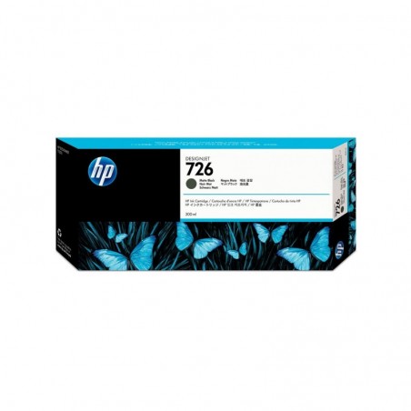 HP 726 ink black matte 300ml Designjet T1200