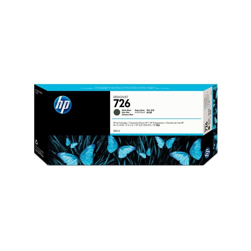 HP 726 ink black matte 300ml Designjet T1200