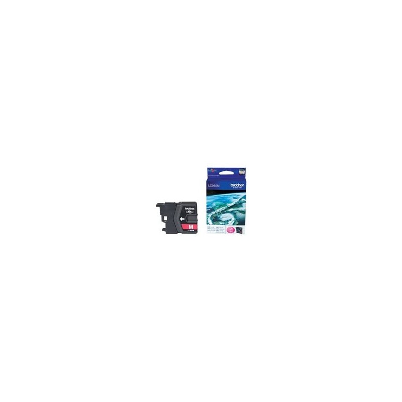BROTHER LC985M Tusz Brother LC985M magenta 260str DCPJ125 / J315w / J515w / J220 / J265w