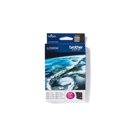 BROTHER LC985M Tusz Brother LC985M magenta 260str DCPJ125 / J315w / J515w / J220 / J265w